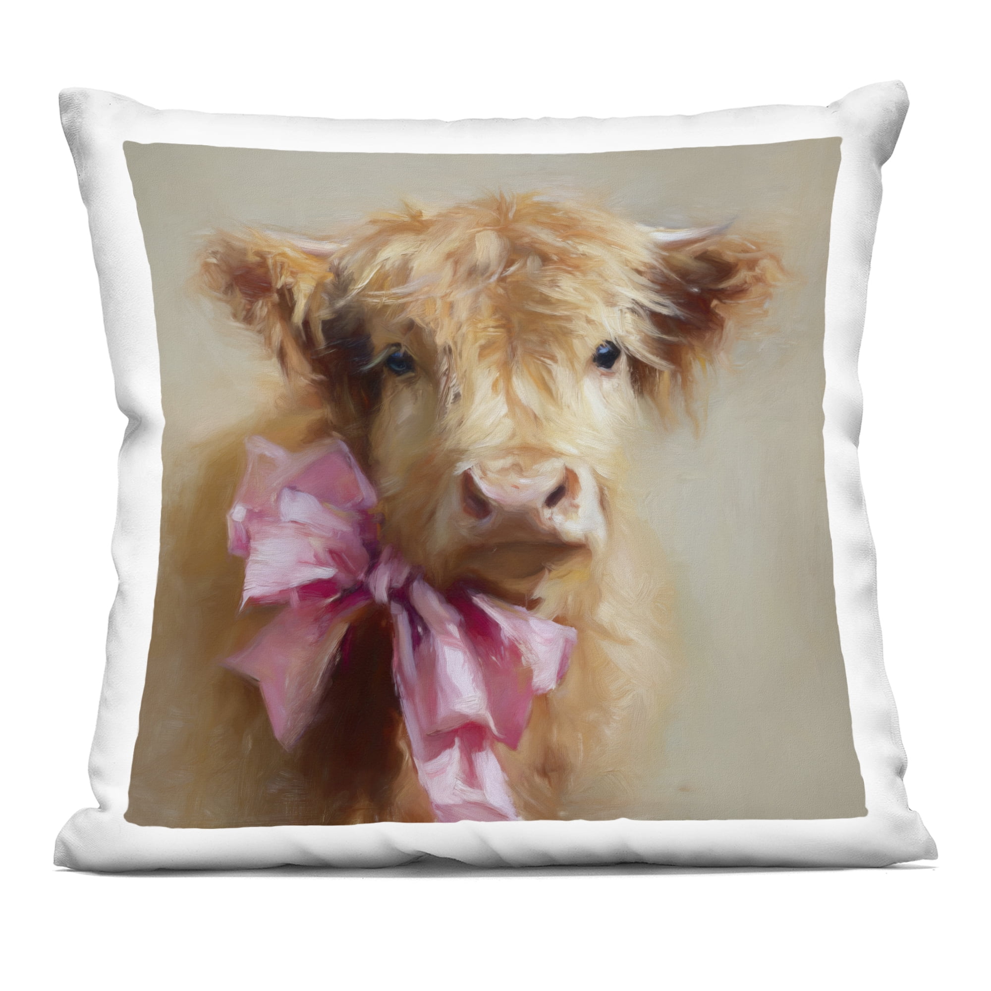 Stupell Industries Little Highland Sweetheart Decorative Printed Throw Pillow, design by Tina LeCour