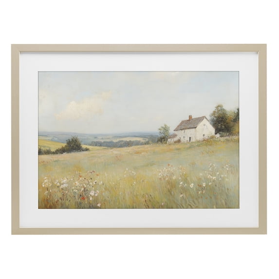 Stupell Industries Traditional Little House In The Prairie Birch Framed Print Under Glass, 20 x 14, by Petals Prints Design