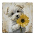 thumbnail image 1 of Stupell Industries Rustic Lodge Little Lucky Puppy Canvas Art, 17 x 17, by Tina LeCour, 1 of 8