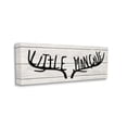 thumbnail image 1 of Stupell Industries Little Man Cave Black And White Wood Texture Design Canvas Wall Art by Daphne Polselli, 1 of 5