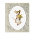 thumbnail image 1 of Stupell Industries Cottage Little Mouse with Flowers Canvas Art, 16 x 20, by Arlington Prints, 1 of 8