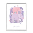 thumbnail image 1 of Stupell Industries Little One Baby Elephant Animals & Insects Painting White Framed Art Print Wall Art, 16 x 20, 1 of 9