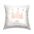 thumbnail image 1 of Stupell Industries Little Princess Crown Square Decorative Printed Throw Pillow, 18 x 18, 1 of 4