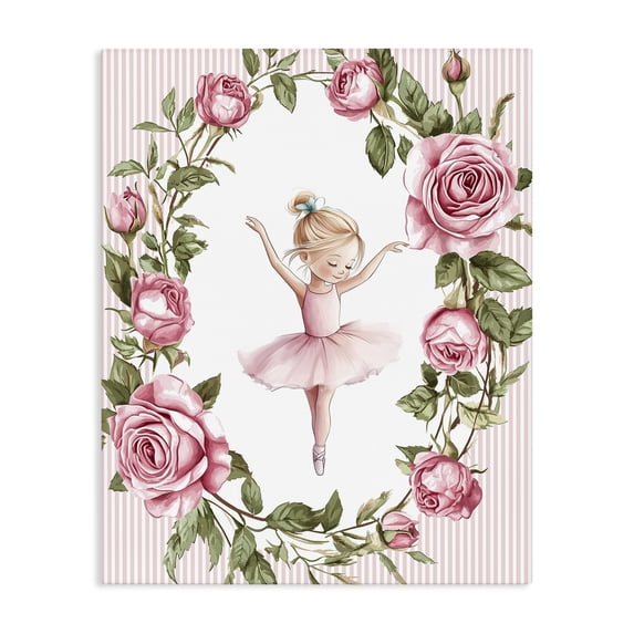 Stupell Industries Cottage Little Rose Dance Canvas Art, 30 x 40, by Christine Simpson Art