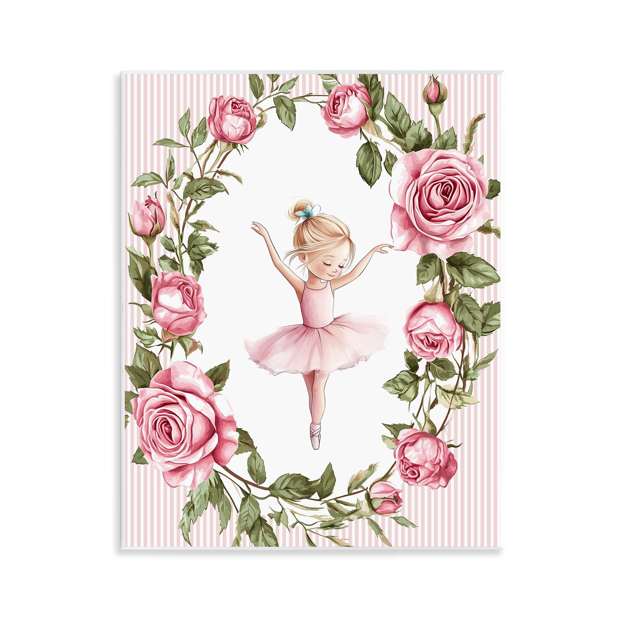 Stupell Industries Little Rose Dance Wall Plaque Art, design by Christine Simpson Art