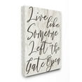 thumbnail image 1 of Stupell Industries Live Like Gate Open Typography Painting Gallery Wrapped Canvas Art Print Wall Art, 30 x 40, 1 of 5