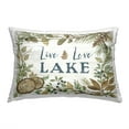 thumbnail image 1 of Stupell Industries Live Love Lake Phrase Decorative Printed Throw Pillow, 14 x 20, 1 of 5