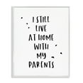thumbnail image 1 of Stupell Industries Live with Parents Phrase Typography Painting White Framed Art Print Wall Art, 16 x 20, 1 of 10
