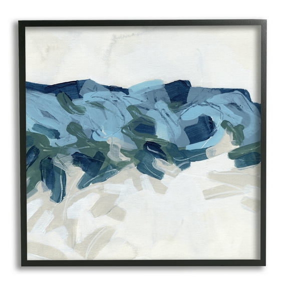 Stupell Industries Lively Coastal Tide Abstraction Chaotic Wave Shapes, 24 x 24, Design by June Erica Vess