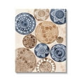 thumbnail image 1 of Stupell Industries Lively Mandala Paisley Shapes Pattern Blue Brown Canvas Wall Art, 30 x 40, Design by Ziwei Li, 1 of 5