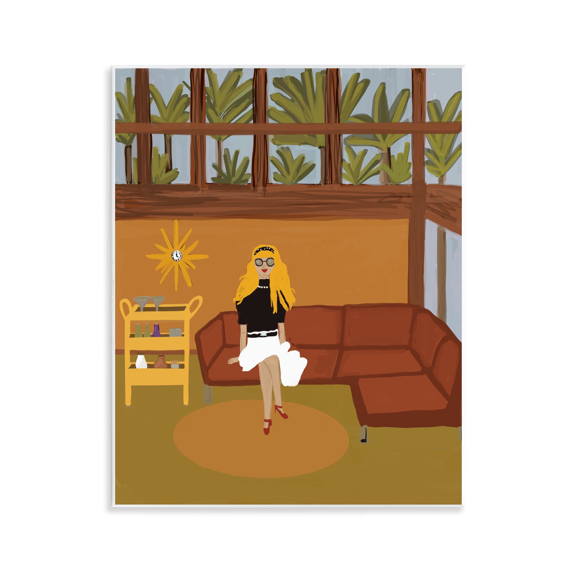 Stupell Industries Living The Girl Life Wall Plaque Art, design by Kristal Clifford