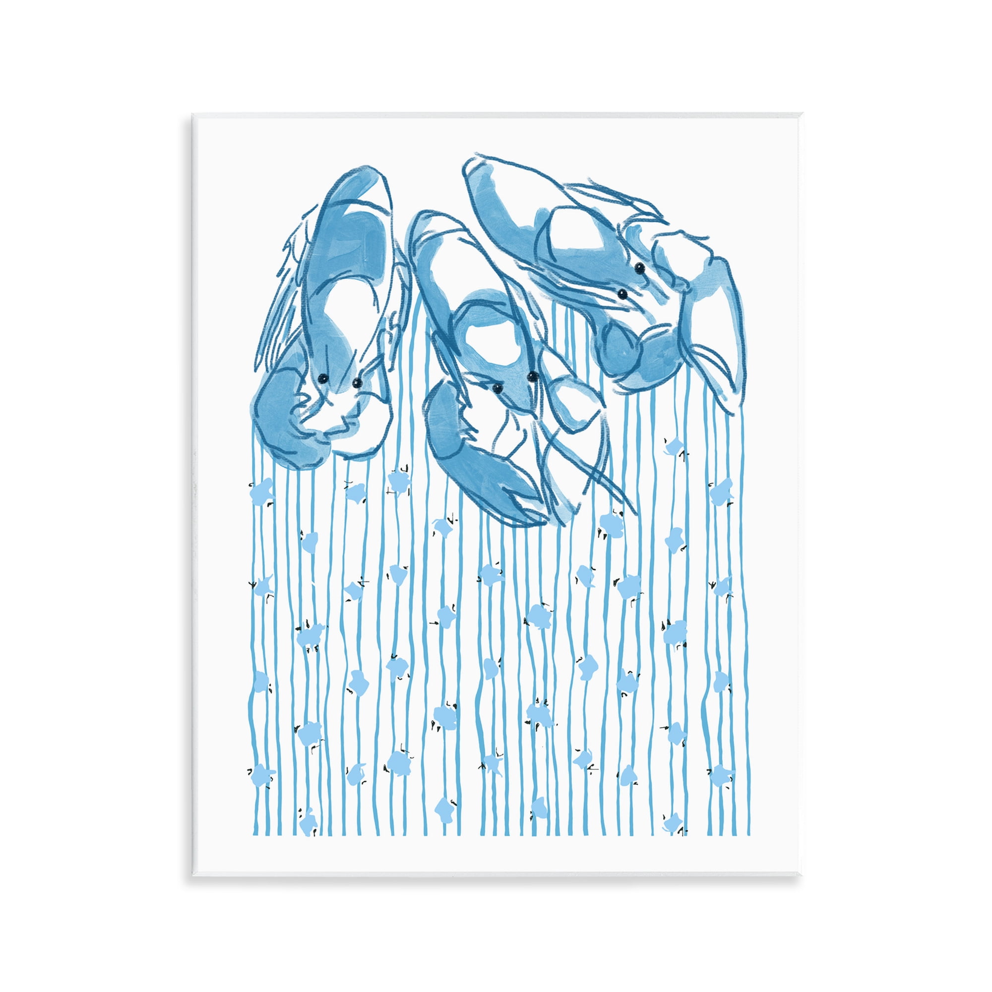 Stupell Industries Lobster Trio with Strings Wall Plaque Art, design by Melissa Tilley