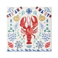 thumbnail image 1 of Stupell Industries Lobster on Nautical Pattern Animals & Insects Painting Gallery Wrapped Canvas Print Wall Art, 24 x 24, 1 of 7