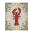 thumbnail image 1 of Stupell Industries Coastal Lobster with Gingham Kitchen Charm Canvas Art, 16 x 20, by Vero Illustrates, 1 of 8