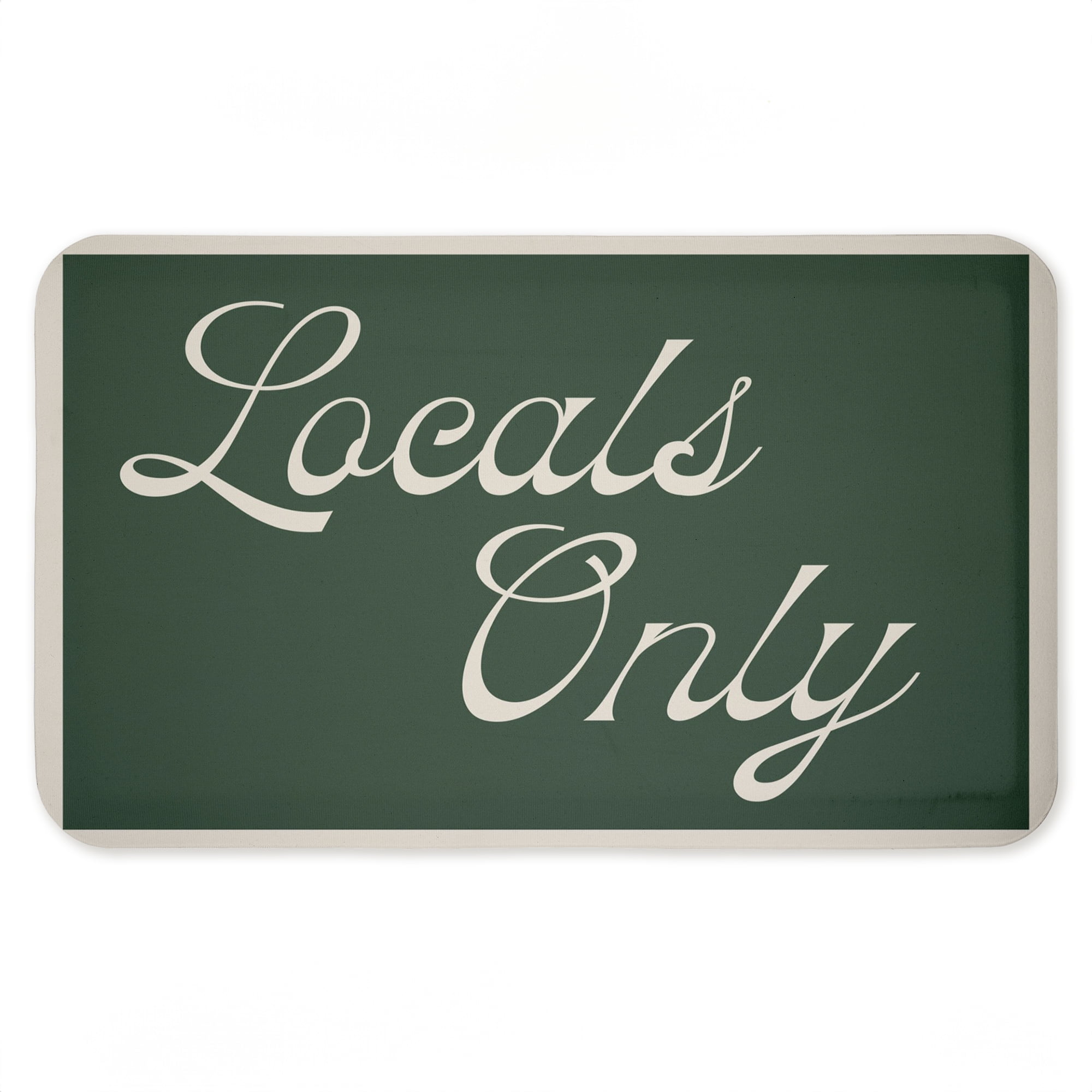 Stupell Industries Locals Only Typography Printed Anti-Fatigue Floor Mat, design by Lil' Rue
