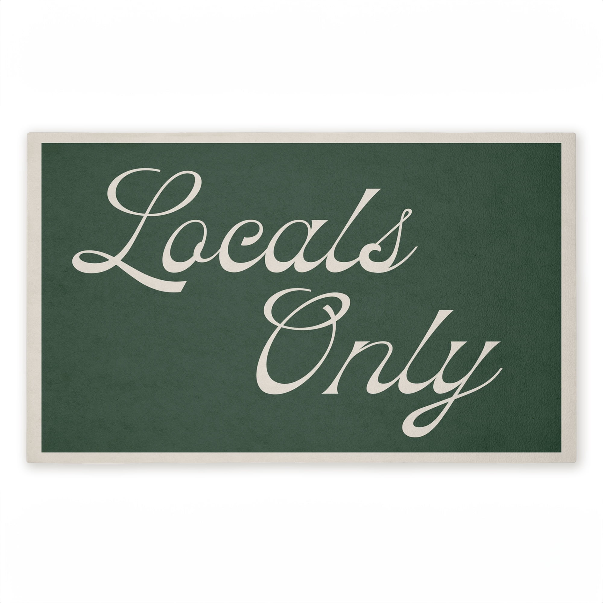 Stupell Industries Locals Only Typography Printed Outdoor Door Floor Mat, design by Lil' Rue