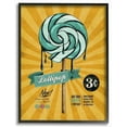 thumbnail image 1 of Stupell Industries Lollipop Vintage Comic Book Yellow Blue Design Framed Wall Art by Ester Kay, 1 of 5