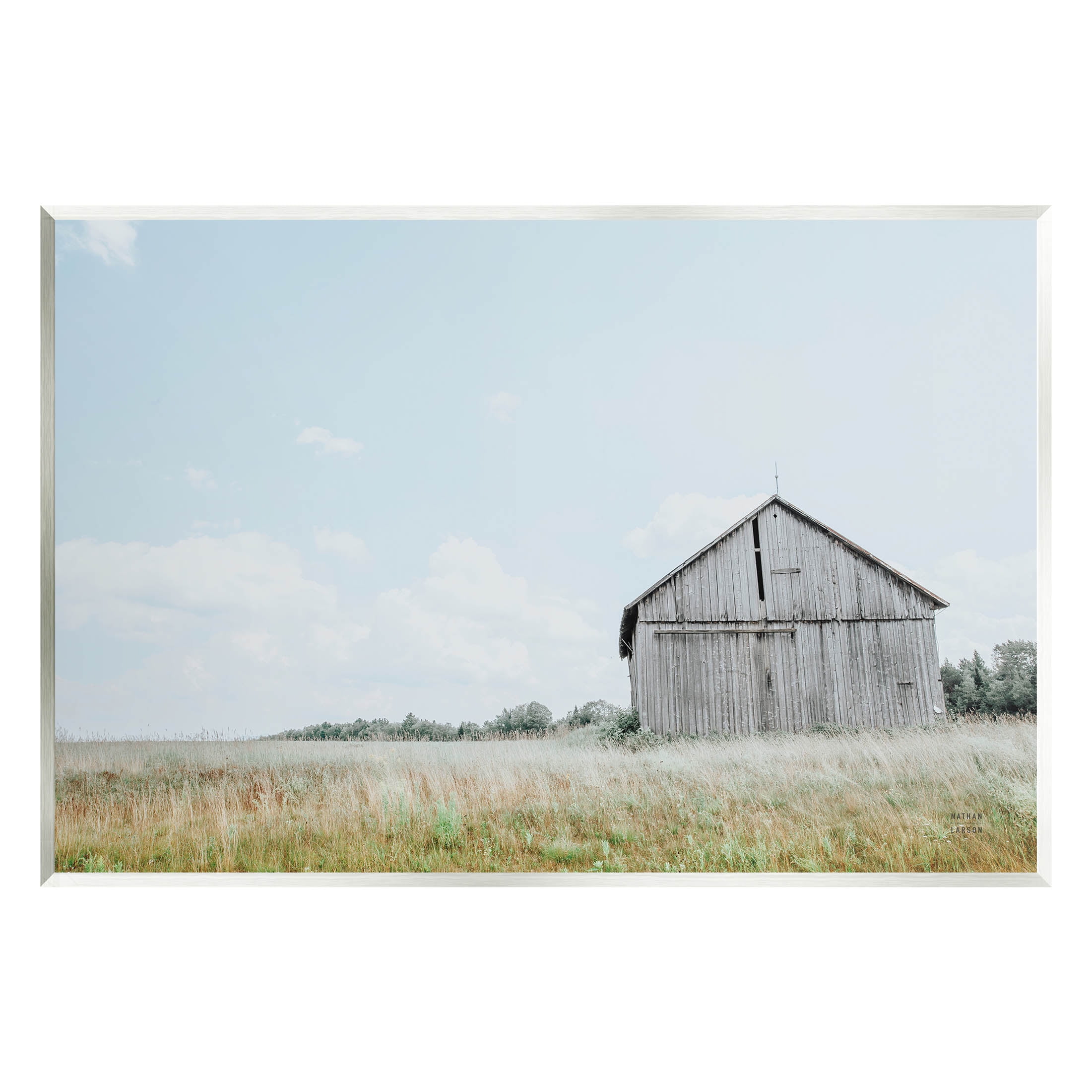 Stupell Industries Lone Countryside House Vast Rural Field Photograph Unframed Art Print Wall Art, Design by Nathan Larson