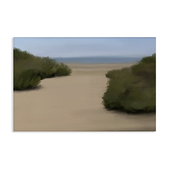 Stupell Industries Transitional Long Beach Path Canvas Art, 36 x 24, by Matthew Piotrowicz