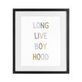 thumbnail image 1 of Stupell Industries Modern Long Live Boy Hood Black Framed Print Under Glass, 13 x 16, by Katie Griggs, 1 of 8