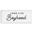 Stupell Industries Long Live Boyhood Typography Painting White Framed