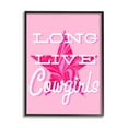 thumbnail image 1 of Stupell Industries Long Live Cowgirls Phrase Abstract Painting Black Framed Art Print Wall Art, 24 x 30, 1 of 8