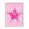 thumbnail image 1 of Stupell Industries Long Live Cowgirls Phrase Abstract Painting White Framed Art Print Wall Art, 11 x 14, 1 of 8
