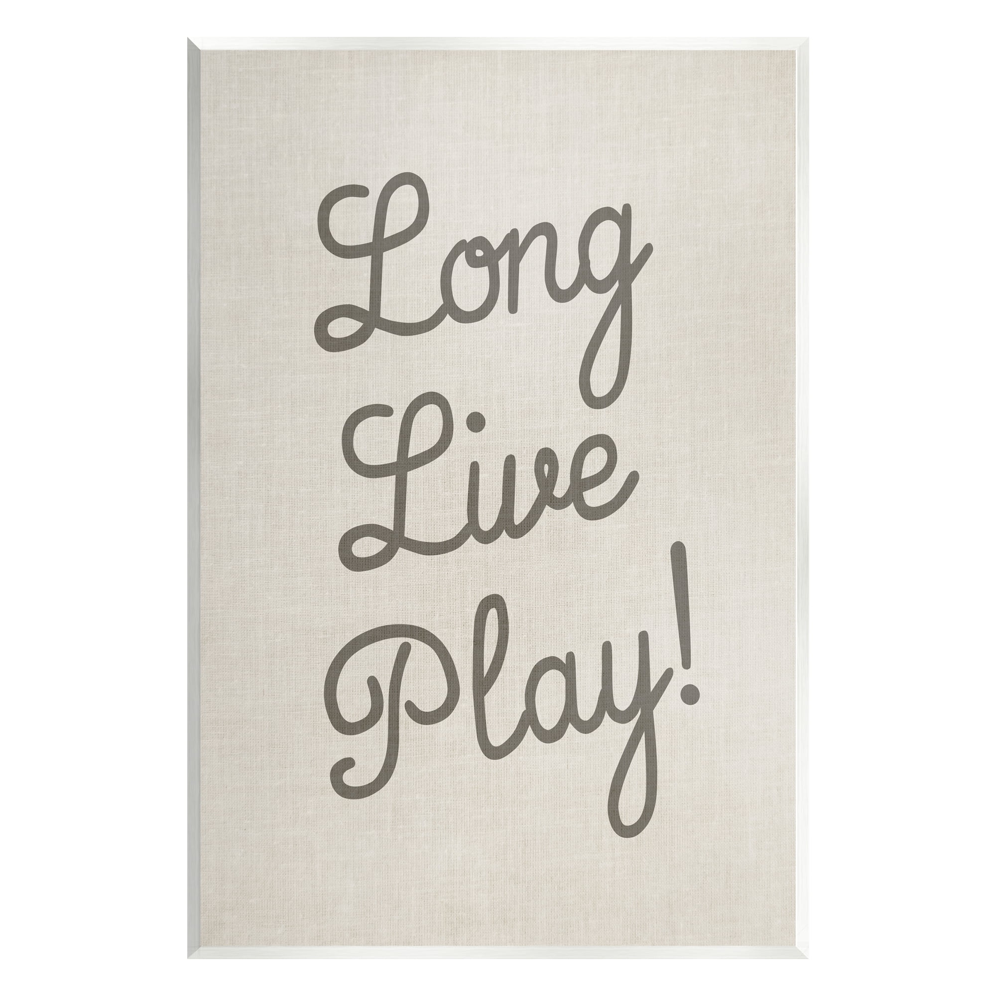 Stupell Industries Long Live Play Phrase Inspirational Painting Unframed Art Print Wall Art, 10 x 15
