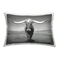 thumbnail image 1 of Stupell Industries Longhorn Cow Portrait Decorative Printed Throw Pillow, 14 x 20, 1 of 5