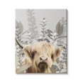 thumbnail image 1 of Stupell Industries Longhorn Portrait Shaggy Cattle Tall Forest Plants, 30 x 40,Design by House Fenway, 1 of 5