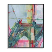 Stupell Industries Looming Bridge Arches Buildings & Architecture Painting Black Framed Art Print Wall Art, 11 x 14