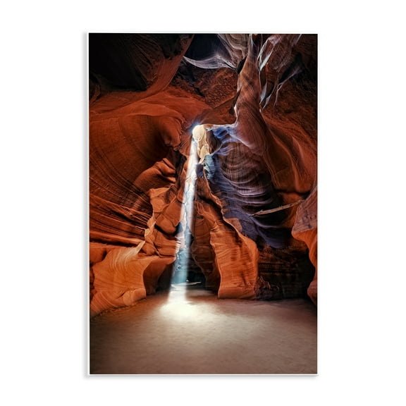 Stupell Industries Looming Cliff Cave Landscape & Nature Photography Unframed Art Print Wall Art, 10 x 15