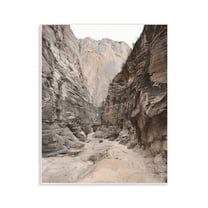 Stupell Industries Looming Sandy Cliffs Landscape Photography Unframed Art Print Wall Art, 11 x 14