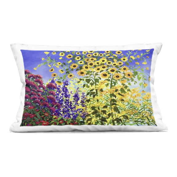 Stupell Industries Looming Sunflowers Spring Garden Decorative Printed Throw Pillow, design by Lee Ann Zirbes