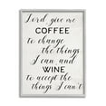 thumbnail image 1 of Stupell Industries Lord, Give Me Coffee and Wine Kitchen Phrase Inspirational Painting Gray Framed Art Print Wall Art, 16 x 20, 1 of 7
