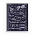 thumbnail image 1 of Stupell Industries Lord is My Strength Faith Based Psalm Text Blue White Designed by Mollie B., 1 of 7