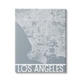 thumbnail image 1 of Stupell Industries Los Angeles Street Outline West Coast Transportation Grid, 30 x 40, Design by Daphne Polselli, 1 of 6