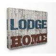 thumbnail image 1 of Stupell Industries Lost At The Lodge Funny Word Country Home Wood Textured Design Canvas Wall Art by Marcus Prime, 1 of 3