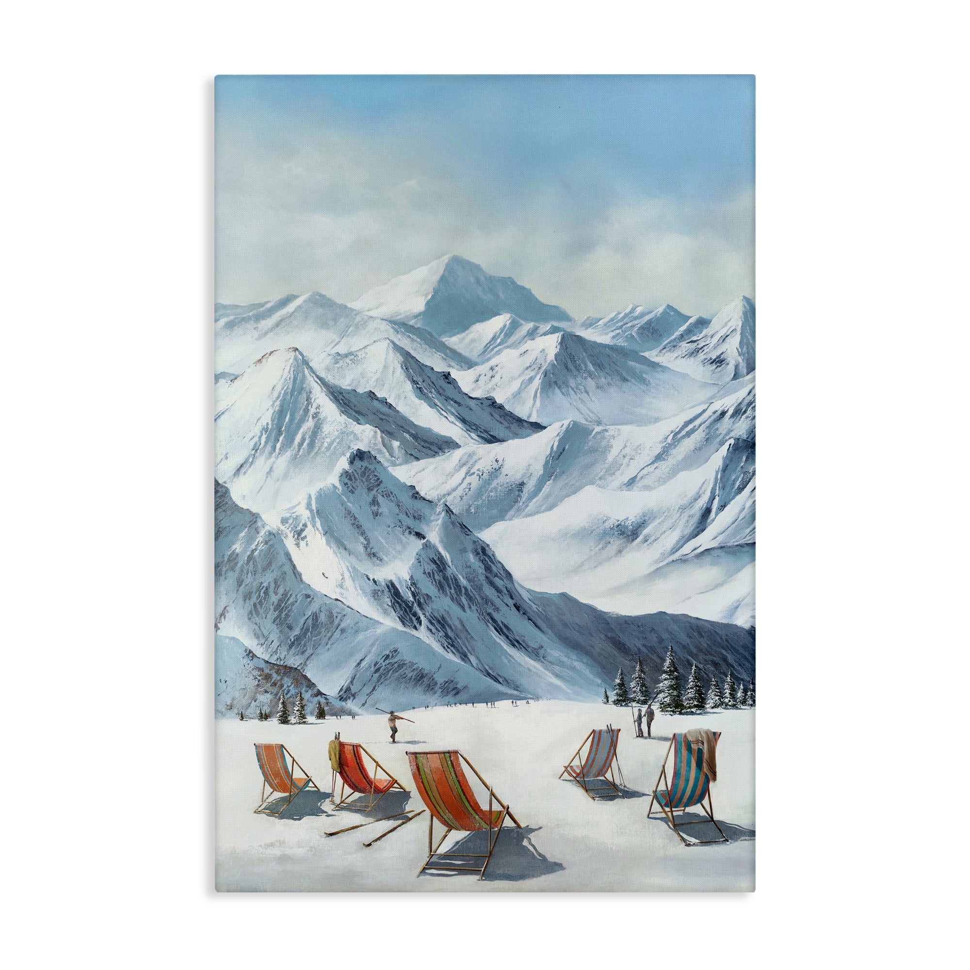 Stupell Industries Lounging At The Lifts Canvas Wall Art design by Max Maxx, 30 x 20