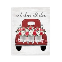 Stupell Industries Love Above All Else Transportation Painting Unframed Art Print Wall Art, 11 x 14