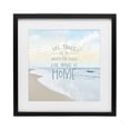 thumbnail image 1 of Stupell Industries Shabby Chic Love Brings Us Home Inspiration Black Framed Print Under Glass, 16 x 16, by Natalie Carpentieri, 1 of 8