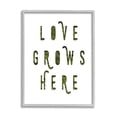 thumbnail image 1 of Stupell Industries Love Grows Here Phrase Minimal Text Grass Pattern, 16 x 20, Design by Daphne Polselli, 1 of 7