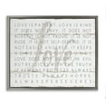thumbnail image 1 of Stupell Industries Love Is Patient Grey on White Planked Look Luster Gray Framed Floating Canvas Wall Art, 24x30, by Jennifer Pugh, 1 of 9
