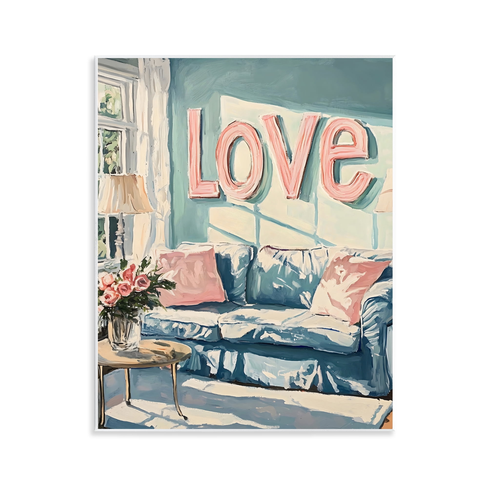 Stupell Industries Love Letters Above Cozy Couch Wall Plaque Art, design by The Prints Vibe