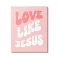 thumbnail image 1 of Stupell Industries Love Like Jesus Retro Inspirational Painting Gallery Wrapped Canvas Art Print Wall Art, 24 x 30, 1 of 8