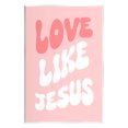 thumbnail image 1 of Stupell Industries Love Like Jesus Retro Inspirational Painting Unframed Art Print Wall Art, 10 x 15, 1 of 7