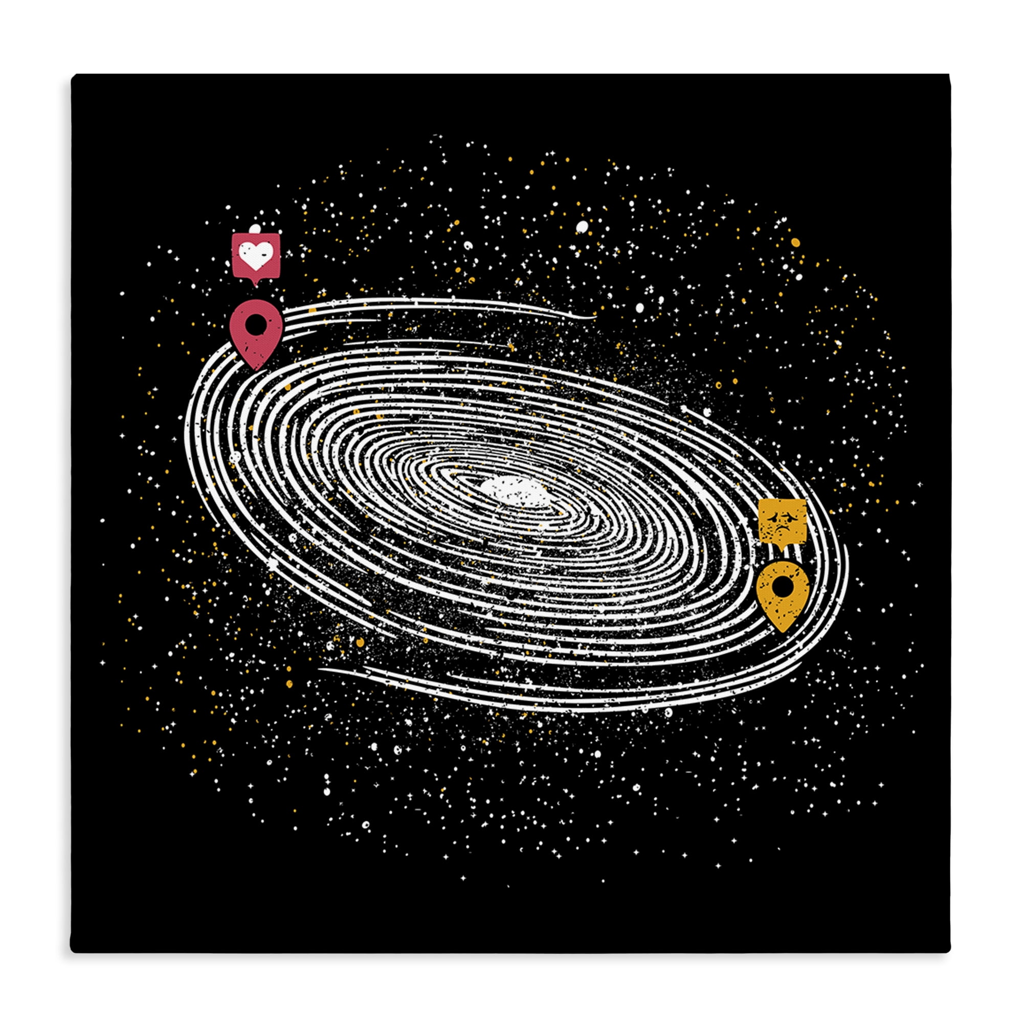 Stupell Industries Love Long Distance Canvas Wall Art, design by Tobe Fonseca