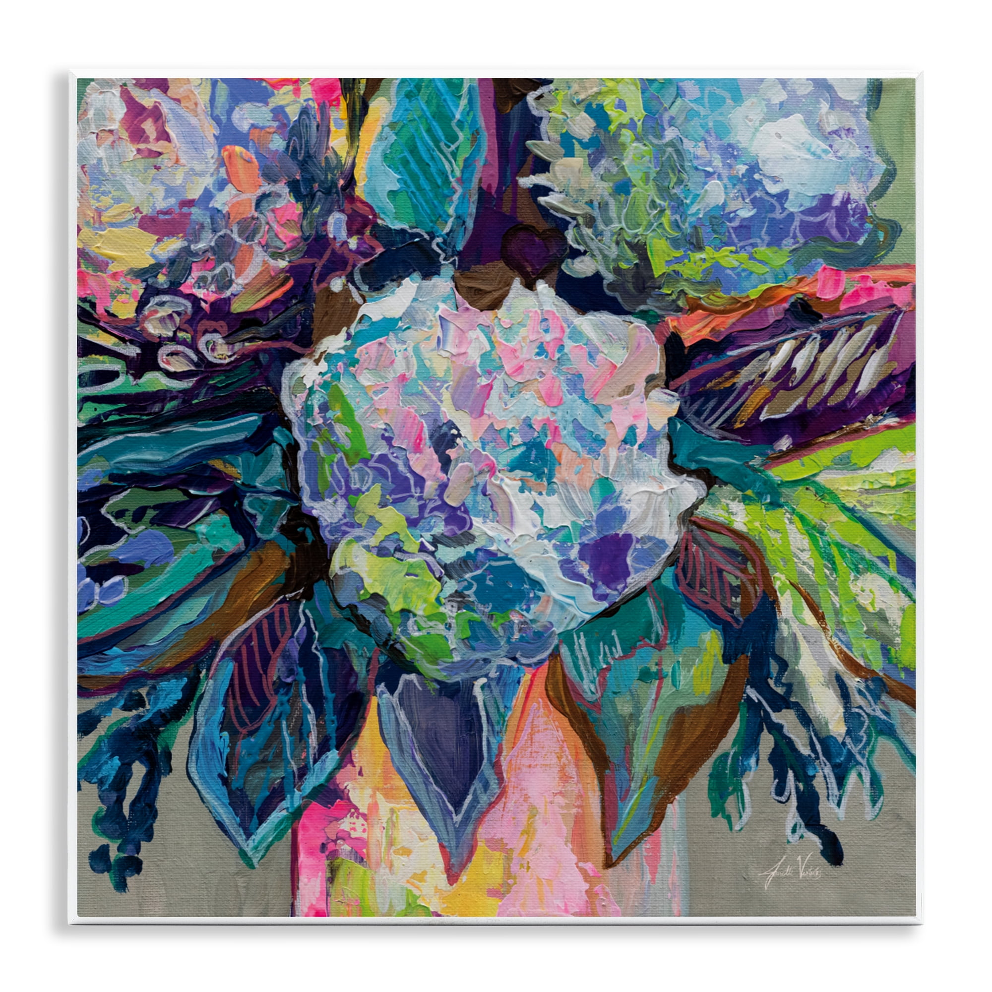 Stupell Industries Love That Gives Bouquet Wall Plaque Art, design by Jeanette Vertentes
