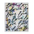 thumbnail image 1 of Stupell Industries Bohemian Love Words Pattern White Framed Giclee Art, 11 x 14, by Kent Youngstrom, 1 of 8