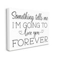 thumbnail image 1 of Stupell Industries Love You Forever Quote Minimal Romantic Sentiments Canvas Wall Art, 30 x 40, Design by AE Design, 1 of 1